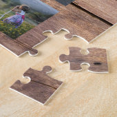 Creëer je eigen familiefoto collage puzzle legpuzzel (Zijkant)