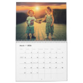 Creëer je eigen familiefoto unieke kalender (Mar 2026)