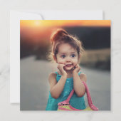 Creëer je eigen familiefoto's Merry Kerstry Feestdagenkaart (Achterkant)