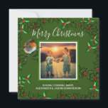 Creëer je eigen familiefoto's Merry Kerstry Feestdagenkaart<br><div class="desc">Creëer je eigen familiefoto's Merry kerstkaart. Stuur je vriend en familie kerstwensen met deze persoonlijke kerstkaart. U kunt uw eigen foto's toevoegen,  jouw tekst en namen toevoegen.</div>