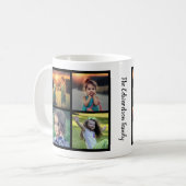 Creëer je eigen familienaam voor foto collage koffiemok (Voorkant links)