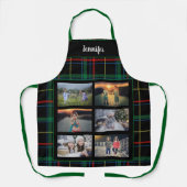 Creëer je eigen familienaam voor foto-collage schort (Voorkant)