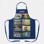 Creëer je eigen familienaam voor foto-collage schort (Voorkant)