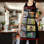 Creëer je eigen familienaam voor foto-collage schort<br><div class="desc">Creëer uw eigen familiefoilumcollage,  een gevarieerd patroon,  Apron U kunt het personaliseren en uw mooiste foto's en naam toevoegen.</div>