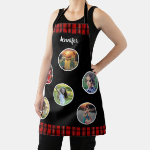 Creëer je eigen familienaam voor foto-collage schort