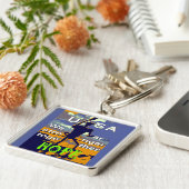 Creëer Je eigen favoriete hoop Sleutelhanger (Zijkant)