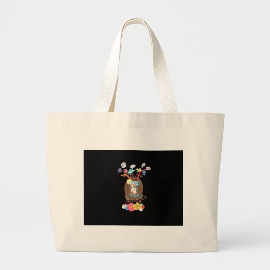 Creëer je eigen feestelijke zomertijd grote tote bag (Voorkant)