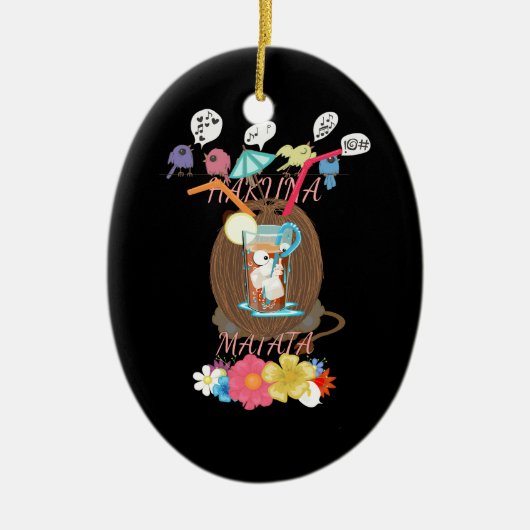 Creëer je eigen feestelijke zomertijd keramisch ornament (Voorkant)