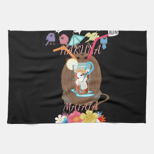 Creëer je eigen feestelijke zomertijd theedoek (Horizontaal)