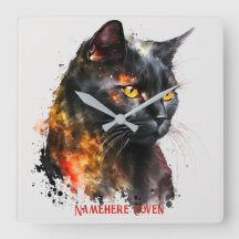 Creëer Je eigen Fiery Black Cat Bust
