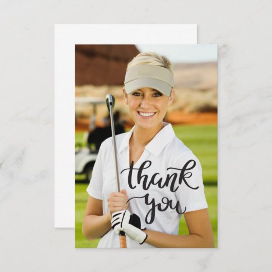 Creëer je eigen flat-dank bedankkaart (Voorkant / Achterkant)