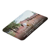 Creëer je eigen foto Bewaar de datum Magneet (Linkerzijde)