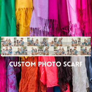 Creëer je eigen foto collage 14 foto's sjaal