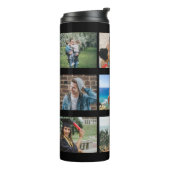 Creëer je eigen foto-collage 9 foto's thermosbeker (Gedraaid links)