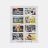 Creëer je eigen foto-collage fleece deken (Voorkant)