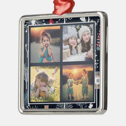 Creëer je eigen foto collage metalen ornament (Links)