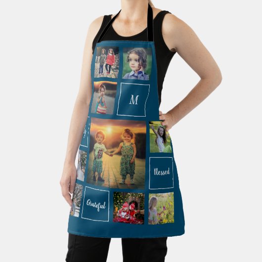 Creëer je eigen foto collage monogram apro schort (Insitu)