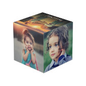 Creëer je eigen foto collage monogram kubus (Achter hoekig)