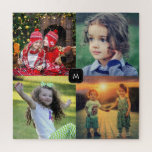 Creëer je eigen foto collage monogram legpuzzel<br><div class="desc">Maak je eigen mooiste familiefoto-puzzel. U kunt het personaliseren en uw mooiste foto's en monogram toevoegen. Geweldig plezier!</div>