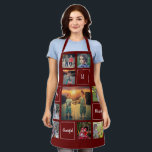 Creëer je eigen foto collage monogram schort<br><div class="desc">Creëer uw eigen schort van het het inkuilmanuscript van de familiefoto. Voeg uw eigen foto's,  monogram en tekst toe en creëer een zeer persoonlijk en uniek schort.</div>