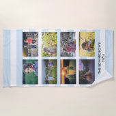 Creëer je eigen foto collage strandlaken (Voorkant)