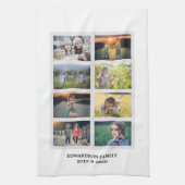 Creëer je eigen foto collage theedoek (Verticaal)