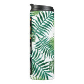 Creëer je eigen foto collage tropische bladeren thermosbeker (Geroteerd rechts)