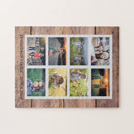 Creëer je eigen foto-collage van je eigen roestrij legpuzzel (Horizontaal)