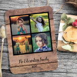 Creëer je eigen foto-collage van je eigen roestrij magneet<br><div class="desc">Fotomagneet met aangepaste fotocollage op bijtende houten achtergrond Voeg uw eigen persoonlijke foto's toe om de magneet en uw eigen tekst te personaliseren. Als je hulp nodig hebt,  kun je contact met me opnemen.</div>