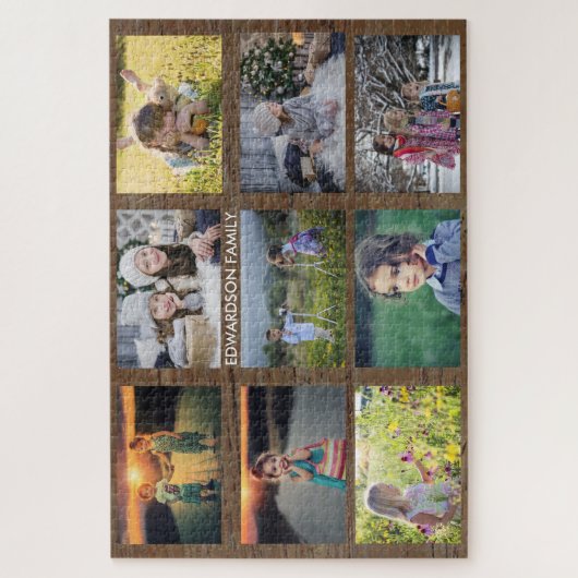 Creëer je eigen foto-collage van je eigen rustige  legpuzzel (Verticaal)