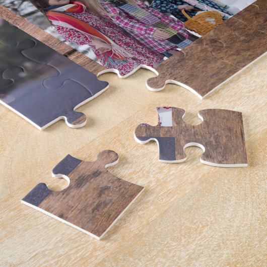 Creëer je eigen foto-collage van je eigen rustige  legpuzzel (Zijkant)