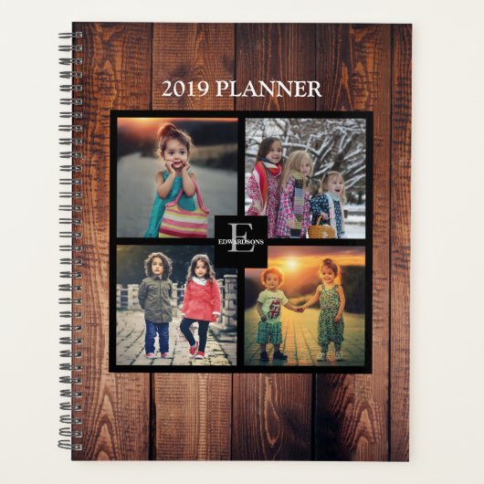 Creëer je eigen foto-collage van je eigen rustige planner (Voorkant)