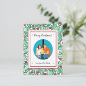 Creëer Je eigen foto Gepersonaliseerd Kerstmis toe Briefkaart (Staand voorkant)