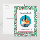 Creëer Je eigen foto Gepersonaliseerd Kerstmis toe Briefkaart (Voorkant / Achterkant)