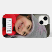 Creëer je eigen foto iPhone hoesje met naam (Achterkant (horizontaal))