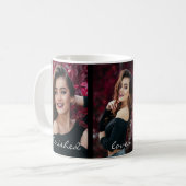 Creëer Je eigen foto is geliefd in de zegen Koffiemok (Voorkant links)