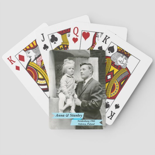 Creëer Je eigen foto is persoonlijk Speelkaarten (Achterkant)