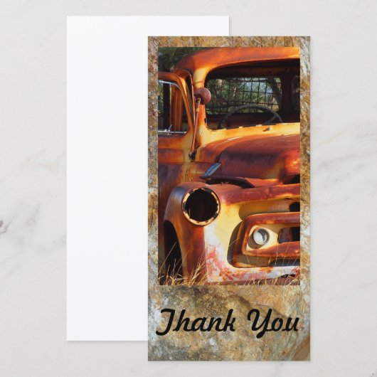 creëer je eigen foto-kaart Dank je wel Bedankkaart (Voorkant / Achterkant)