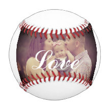 Creëer je eigen foto-liefde wit Baseball