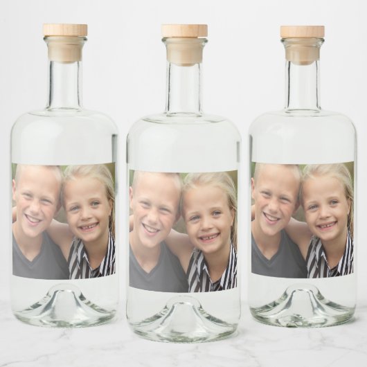 Creëer je eigen foto likeurfles etiket (Flessen)