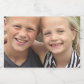 Creëer je eigen foto likeurfles etiket (Enkel label)