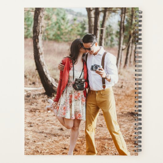 Creëer je eigen foto-persoonlijke trouwplanner planner (Achterkant)