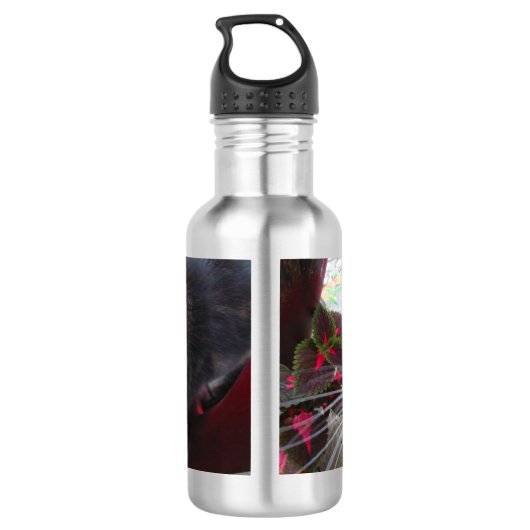 Creëer Je eigen foto toevoegen Aangepast Waterfles (Achterkant)