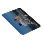 Creëer je eigen foto van bedankt voor je bruiloft magneet (Rechterzijde)