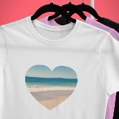 Creëer Je eigen foto van het hartverschoond T-shirt