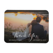 Creëer je eigen foto van het huwelijk magneet (Horizontaal)