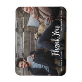 Creëer je eigen foto van het huwelijk magneet (Verticaal)