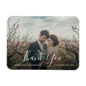 Creëer je eigen foto van het huwelijk magneet (Horizontaal)