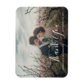 Creëer je eigen foto van het huwelijk magneet (Verticaal)