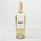 Creëer je eigen foto Weddenschap Bedankt Fles Flessenhanger (Op fles)